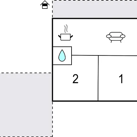 Apartman Cozy In With Kitchen